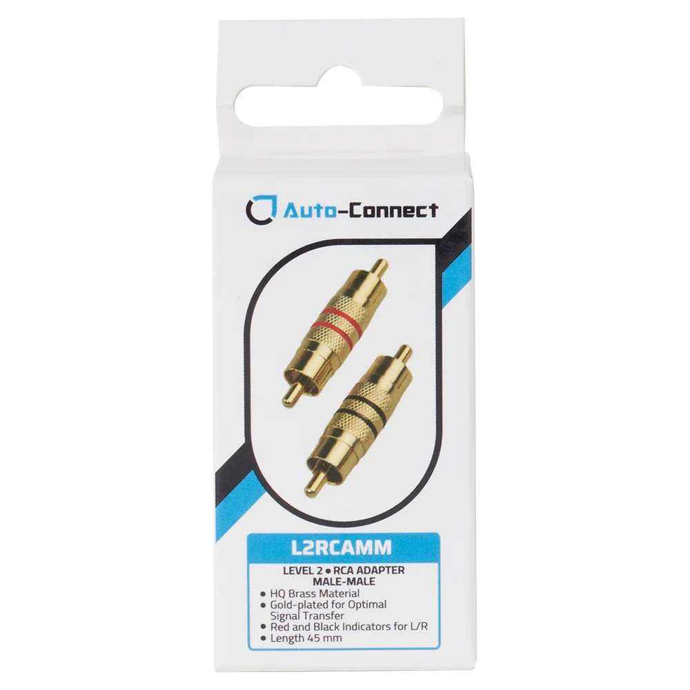 Auto-Connect RCA-adapteri, uros-uros