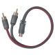 Auto-Connect kierretty Y-haaroitin matalatasosignaalille, 1 naarasliitin – 2 urosliitintä, 0.3 meter, Level 2 Auto-Connect kierretty Y-haaroitin matalatasosignaalille, 1 naarasliitin – 2 urosliitintä, 0.3 meter, Level 2