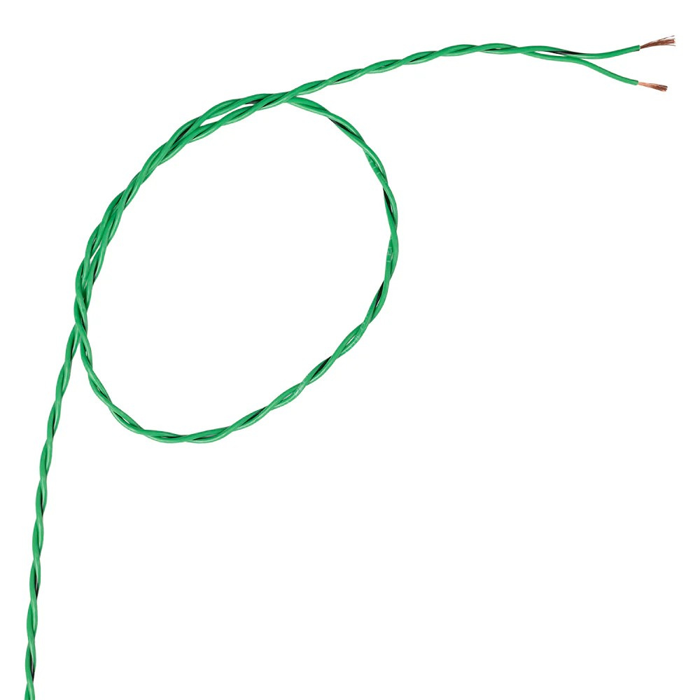 Auto-Connect kierretty OFC-kaiutinkaapeli 2x0,5 mm², vihreä juoksumetri
