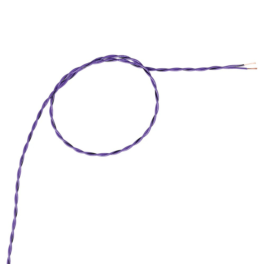 Auto-Connect kierretty OFC-kaiutinkaapeli 2x0.5 mm², violetti metrihinta