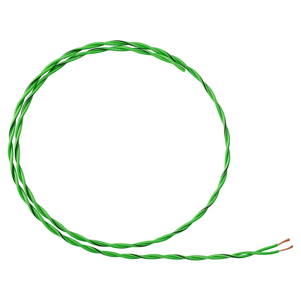 Auto-Connect kierretty kaiutinkaapeli 2x0.8mm² vihreä, hinta per metri