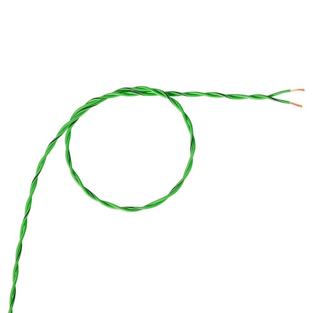 Auto-Connect kierretty kaiutinkaapeli 2x0.8mm² vihreä, hinta per metri