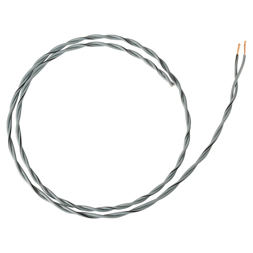 Auto-Connect kierretty kaiutinkaapeli 2x0.8mm² harmaa, hinta per metri