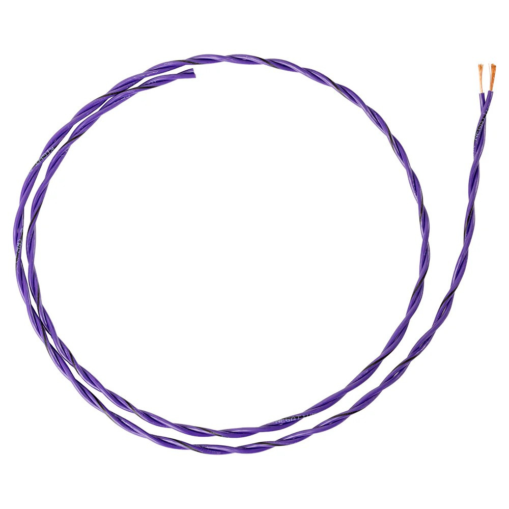 Auto-Connect kierretty kaiutinkaapeli 2x0.8mm² liila, hinta metriä kohti