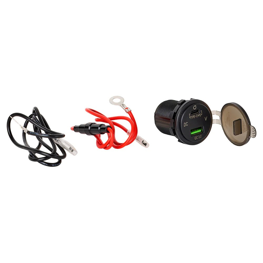 USB-laturi volttimittarilla ja USB-C:llä