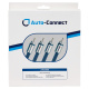 Auto-Connect kierretty linjatasokaapeli 3 metriä, Level 3 Auto-Connect kierretty linjatasokaapeli 3 metriä, Level 3