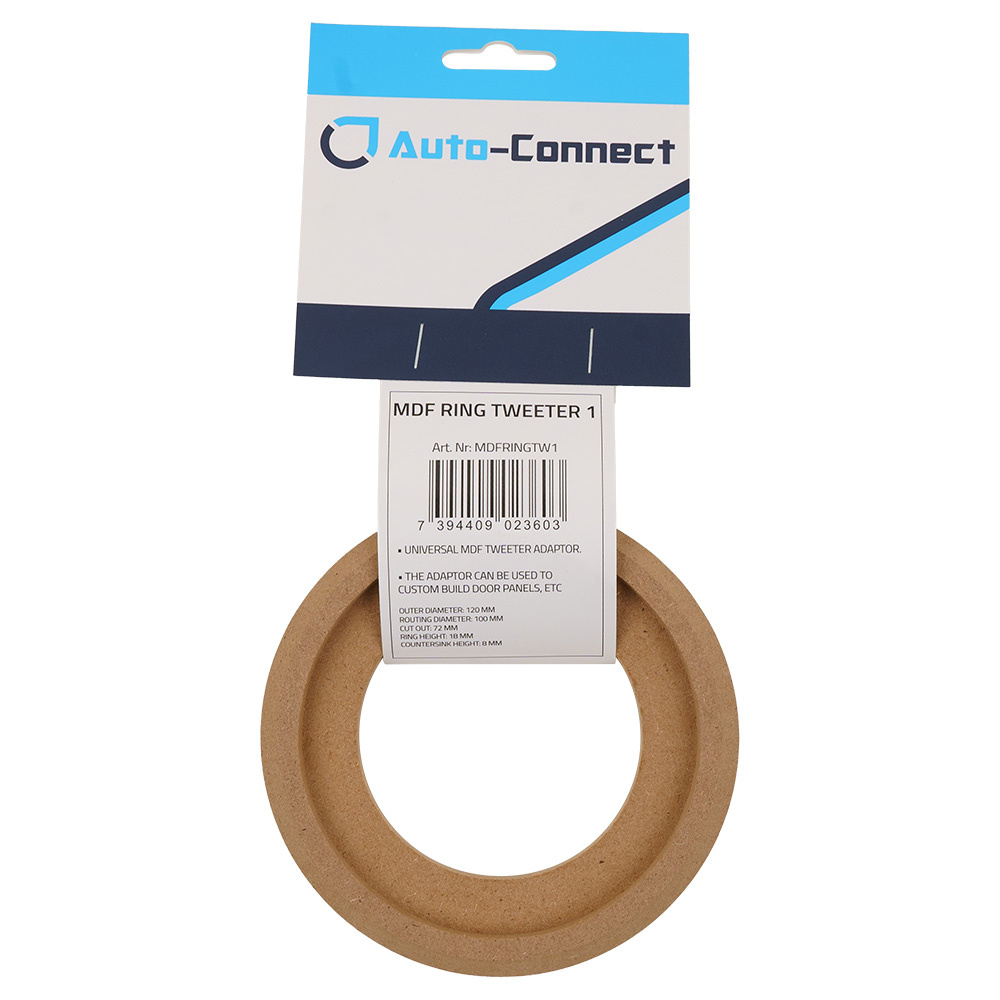 MDF-renkaat diskantille, 72 mm