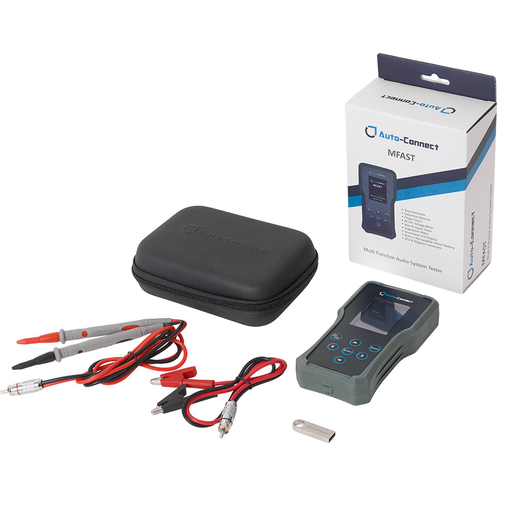 Auto-Connect MFAST, kaapeleiden ja äänen testaus- ja mittaustyökalu