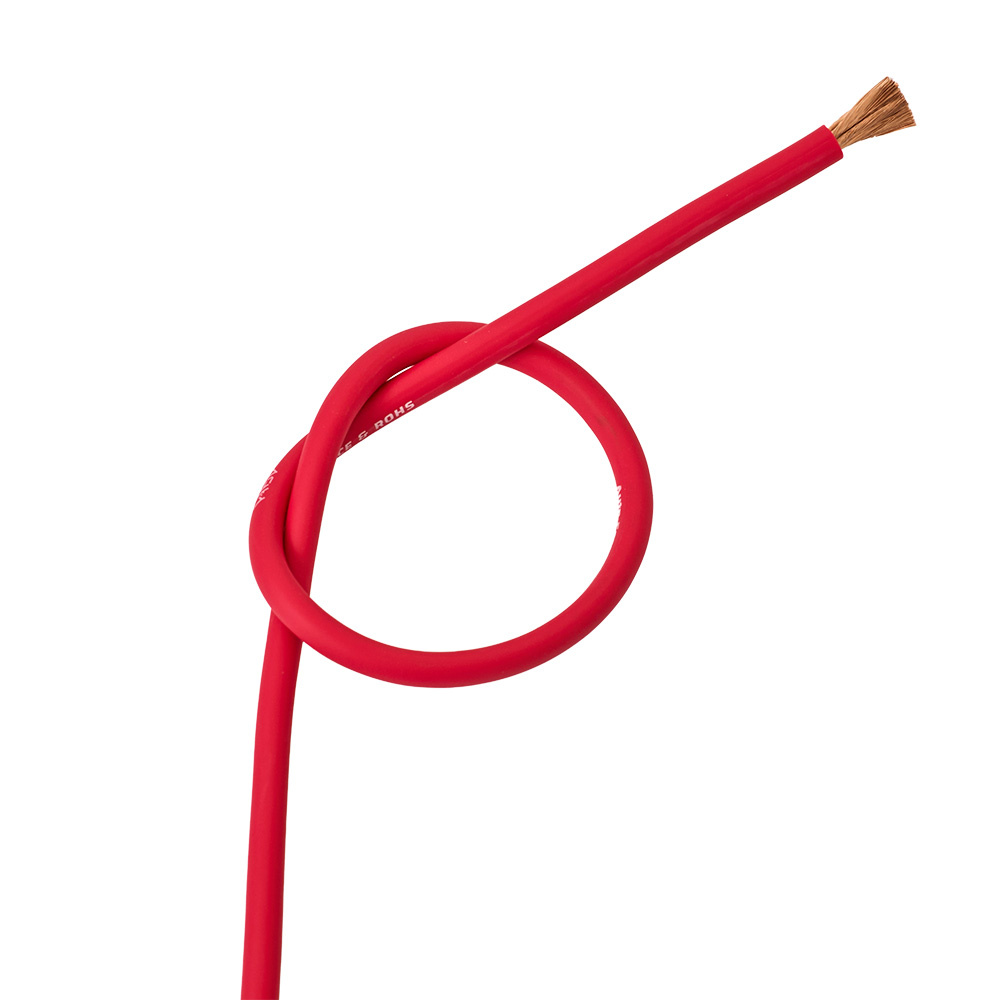 Auto-Connect punainen virtakaapeli CCA 10.2mm², metritavara