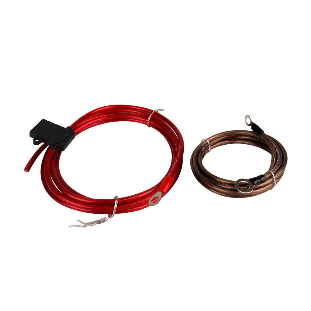 Auto-Connect 6mm² virtakaapelikitti, 2.5m+2.5m