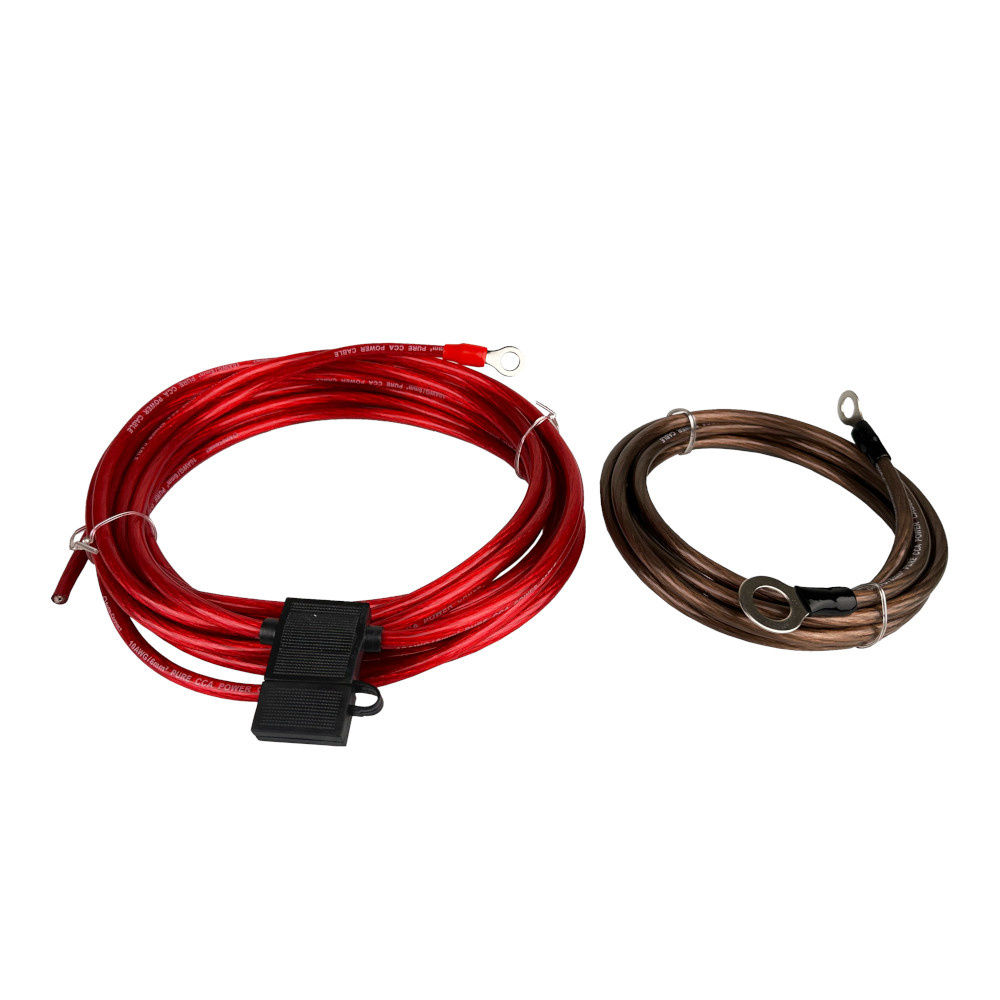 Auto-Connect CCA 6mm² virtakaapelikitti, 6m+2.5m