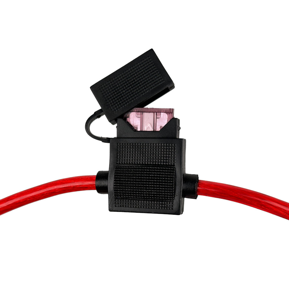 Auto-Connect CCA 6mm² virtakaapelikitti, 6m+2.5m