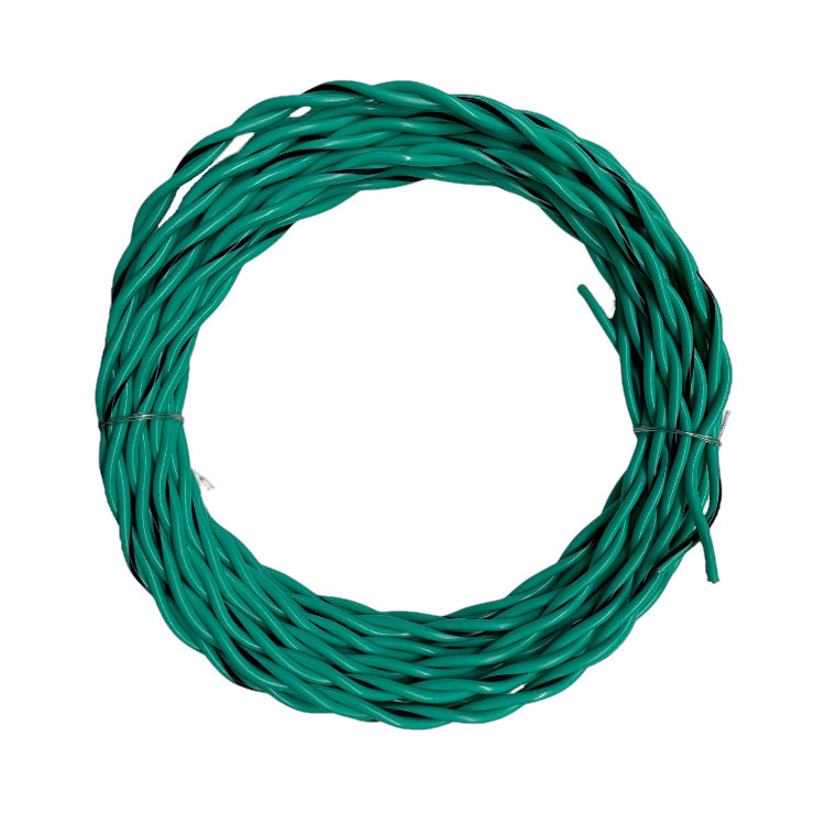 Auto-Connect kierretty kaiutinkaapeli 2x1.0mm² vihreä, juoksumetri