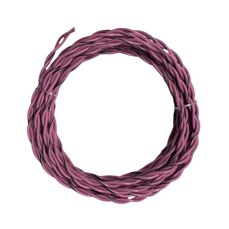 Auto-Connect kierretty kaiutinkaapeli 2x1.0mm² violetti, juoksumetri