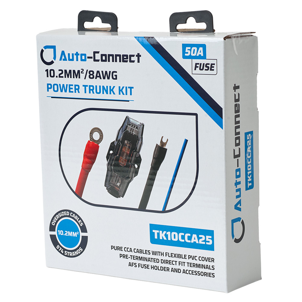Auto-Connect CCA Trunk kabelkit 10mm², 2.5 metriä
