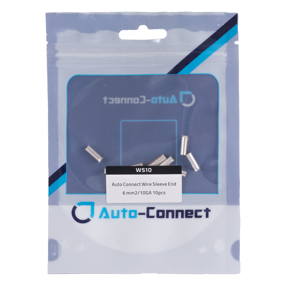 Auto-Connect 10-pack kaapelihylsyjä, 6mm²-kaapeli