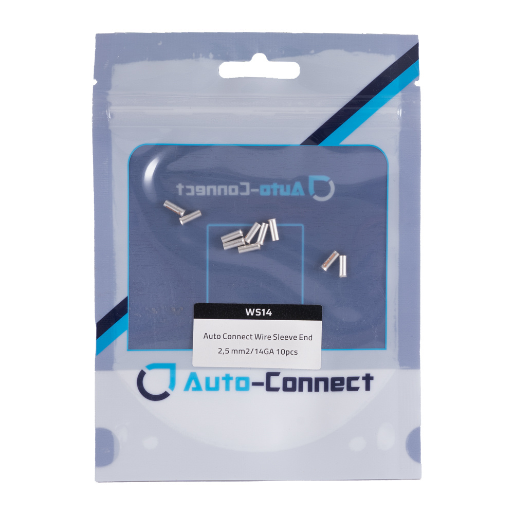 Auto-Connect 10-pack kaapelihylsyjä, 2.5mm²-kaapeli
