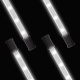 Lightz 4x9” LED-interiörbelysning, vit färg Lightz 4x9” LED-interiörbelysning, vit färg
