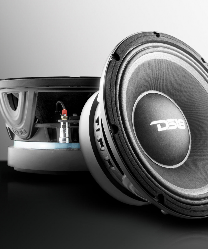 DS18 10XL1400MB-4, raskas 10 tuuman mid-basso, kappale