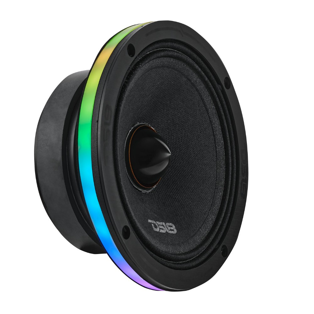 DS18 DLRING6, 6,5 tuuman digitaalinen RGB LED-rengas kaiuttimille/bassoille