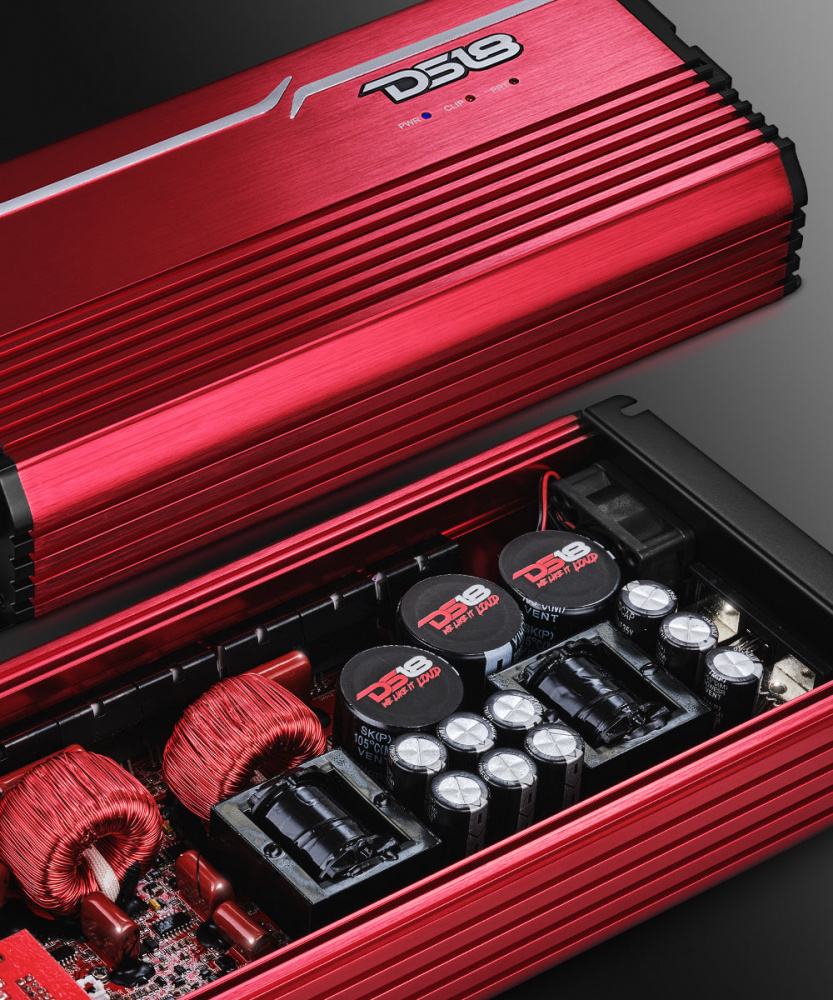 DS18 FRP-5K/RD, täysregister monoblock