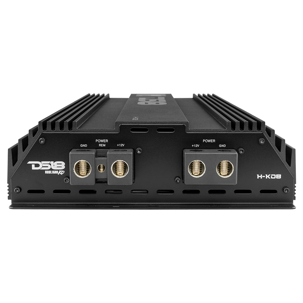DS18 H-KO8, voimakas monoblock, jossa on jännitemittari