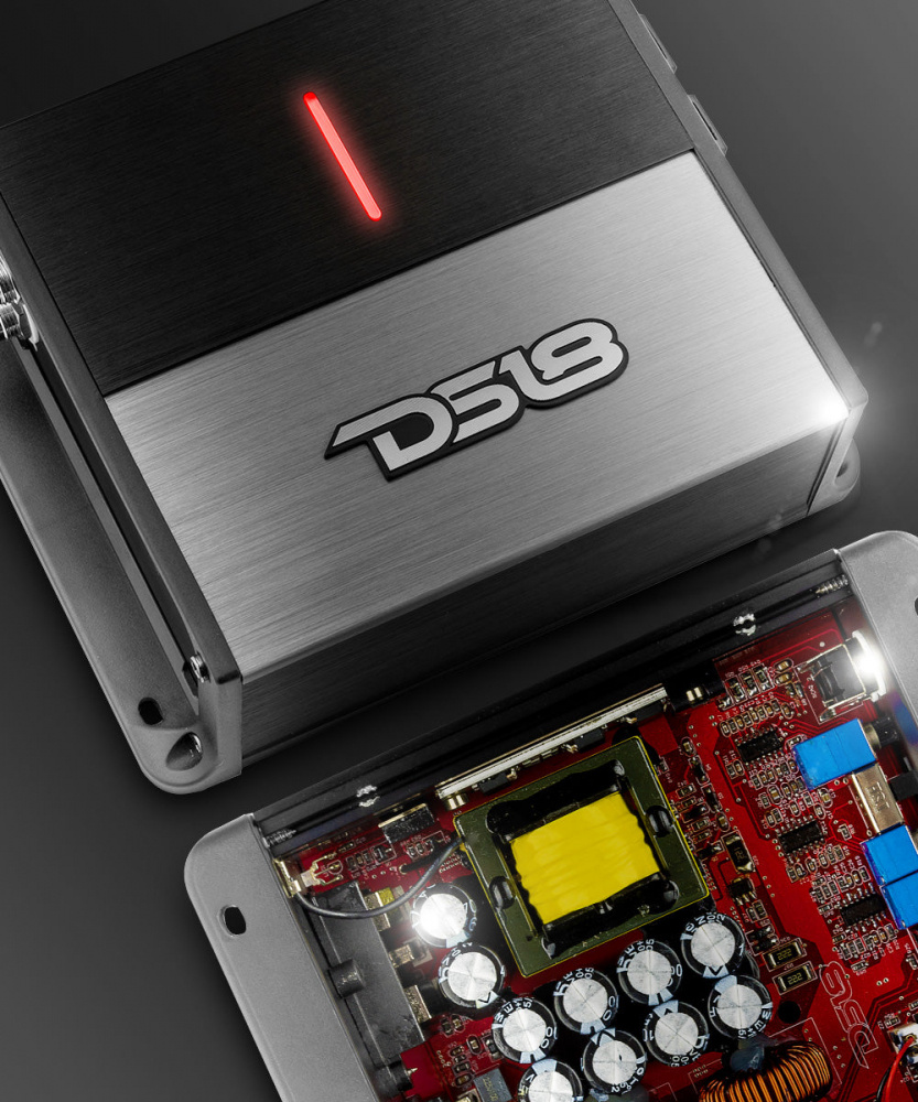 DS18 ION700.2D, kompakti kaksikanavainen päätevahvistin