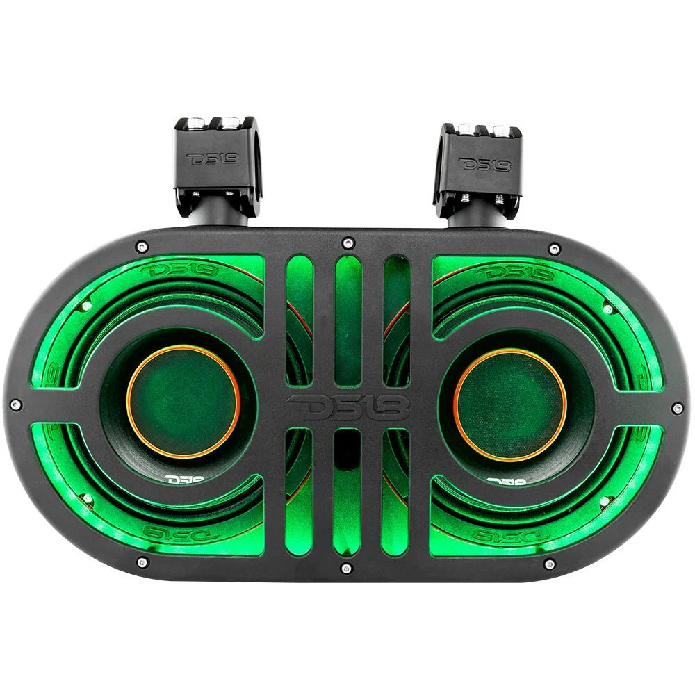 DS18 JVOCE8, 2x8 tuuman säänkestävä soundbar, jossa LED