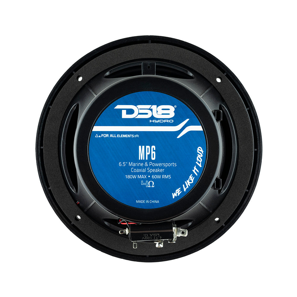 DS18 MP6/BK, mustat 6.5 tuuman merikaiuttimet, pari