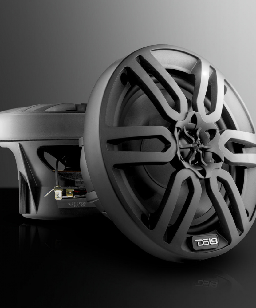 DS18 MP6/BK, mustat 6.5 tuuman merikaiuttimet, pari