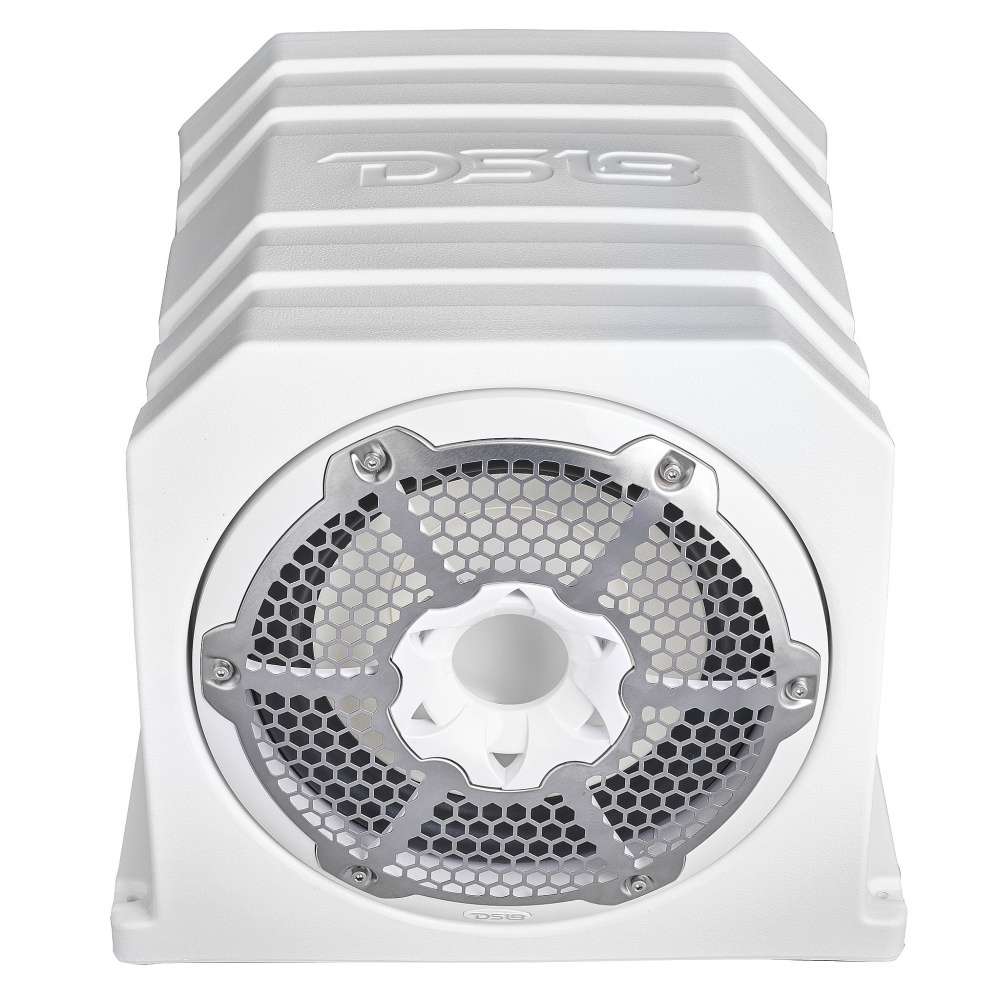 DS18 NXL-10SUBLD/W, 10 tuuman merellinen bassokaiutin RGB LED-valaistuksella, valkoinen