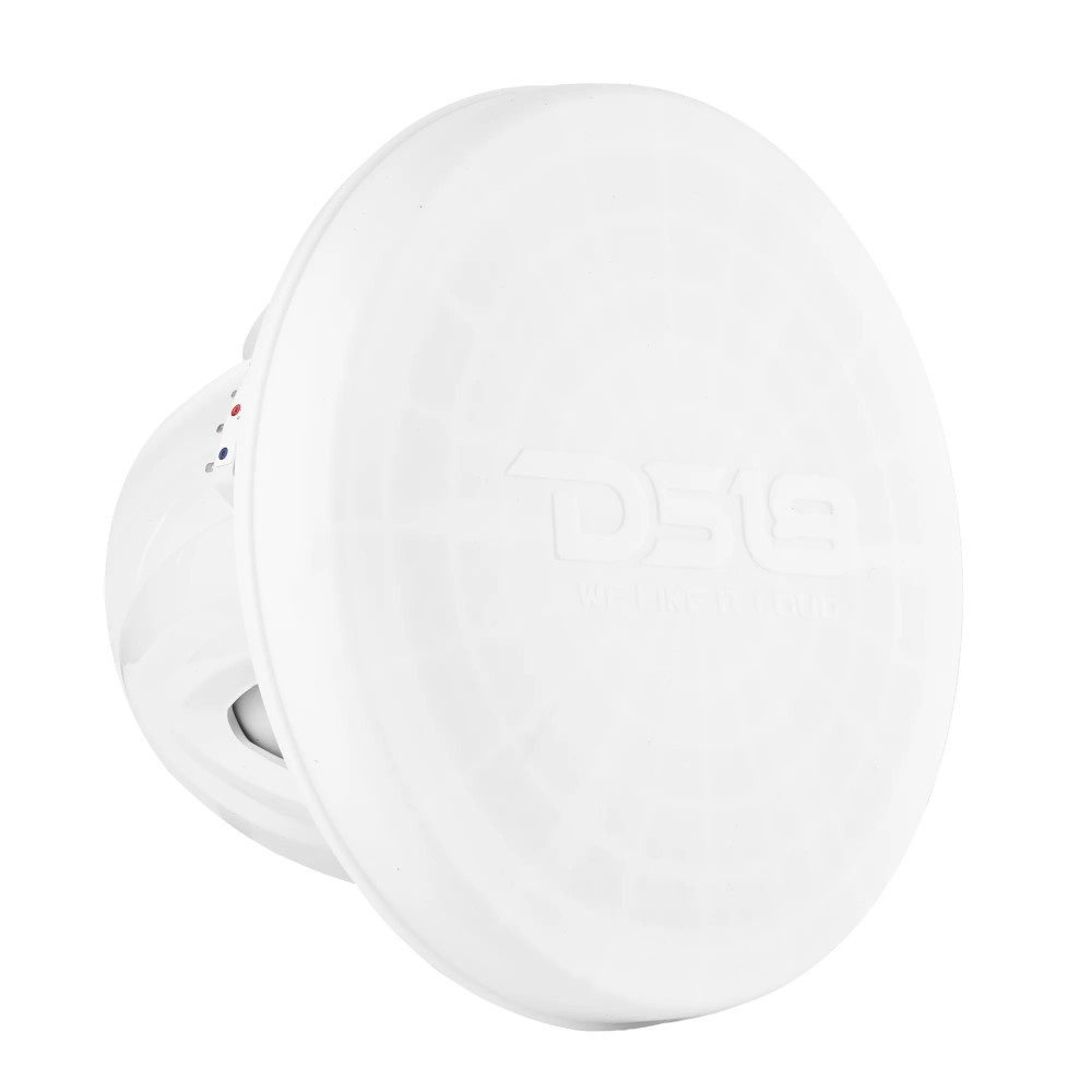 DS18 NXL-10SUB/WH, valkoinen 10 tuuman meribasso LED-valolla, pari