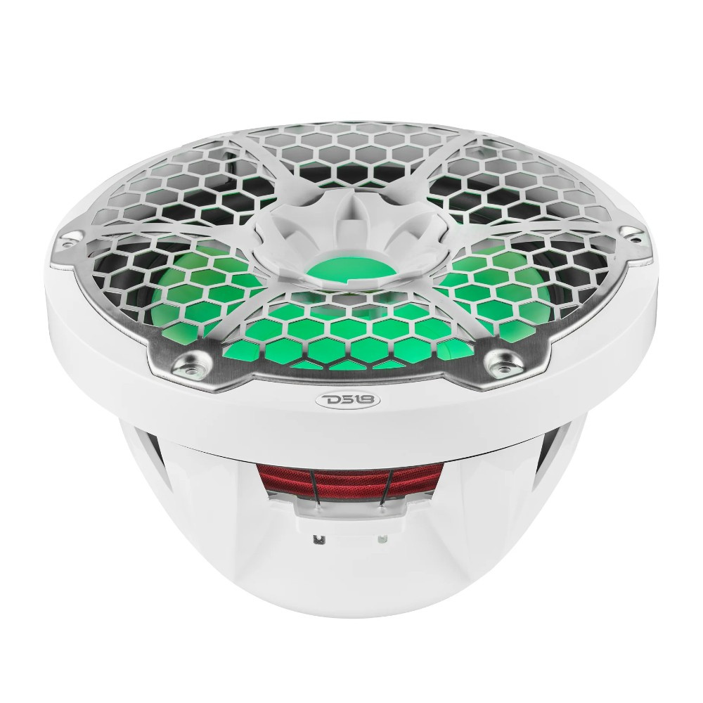 DS18 NXL-12SUB/WH, valkoinen 12 tuuman meribasso LED-valolla, pari