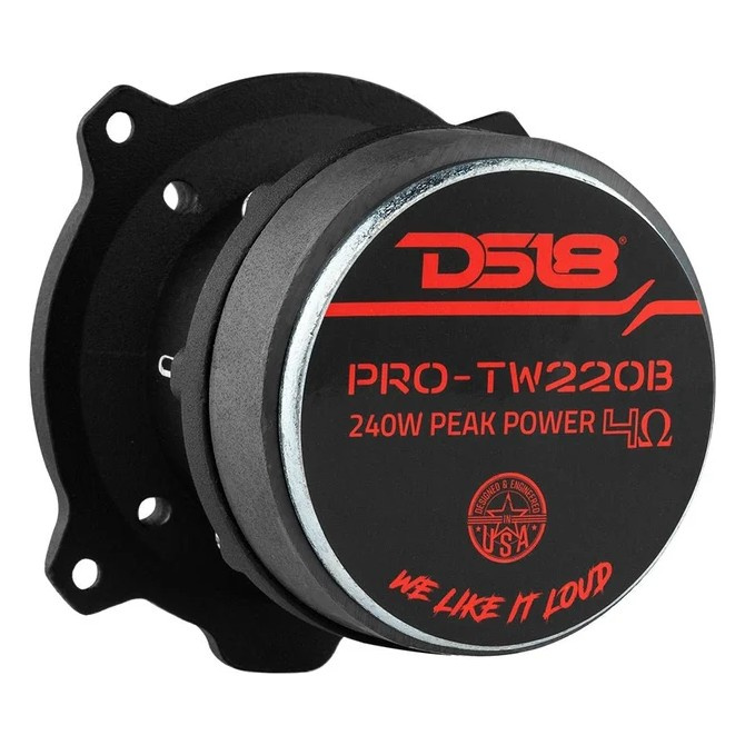 DS18 PRO-TW220, musta SPL-diskantti, pari