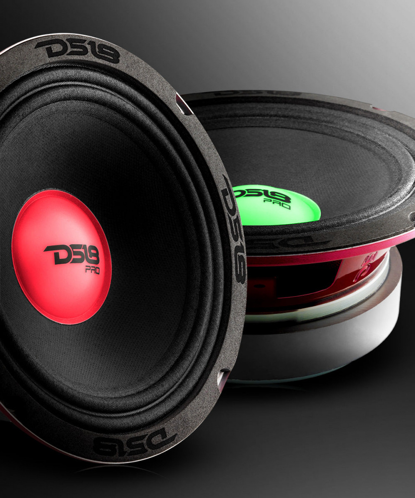 DS18 PRO-X6.4RGBCAP, 6.5 tuuman midbassoa RGB LED-valaistuksella, kappale