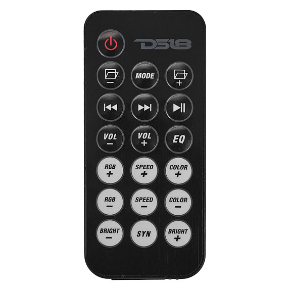 DS18 SB37BTXRGB, 37 tuuman säänkestävä soundbar Bluetoothilla, USB:llä ja RGB:llä