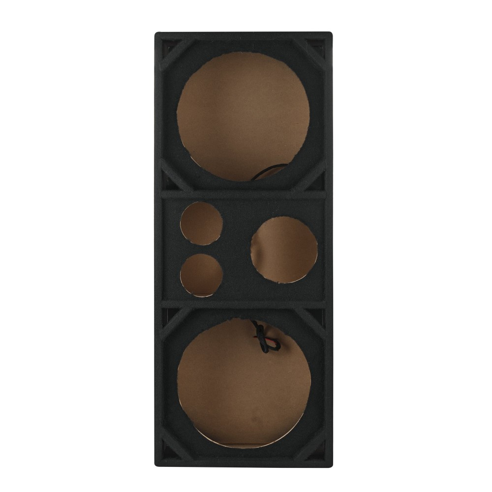 DS18 VOC12PRO, tyhjä 2x12-tuuman midbassokotelo