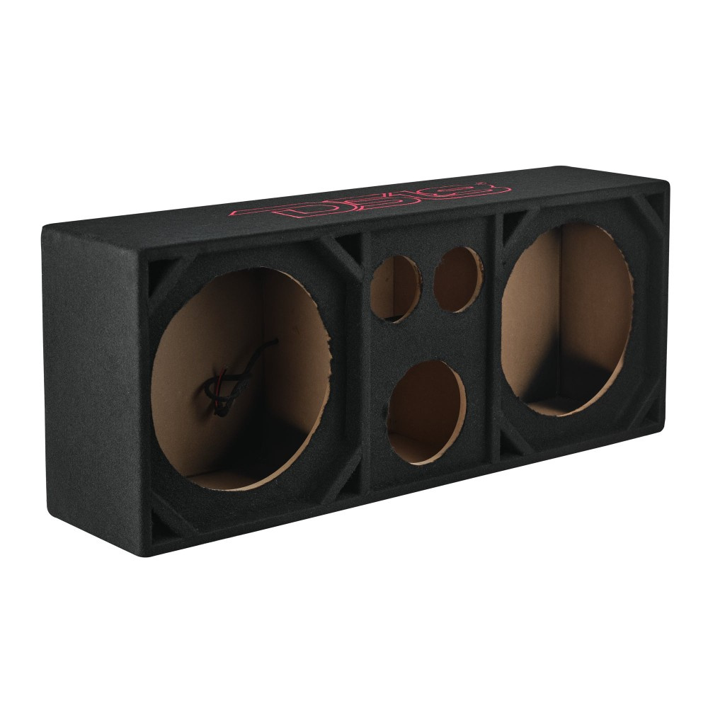 DS18 VOC12PRO, tyhjä 2x12-tuuman midbassokotelo
