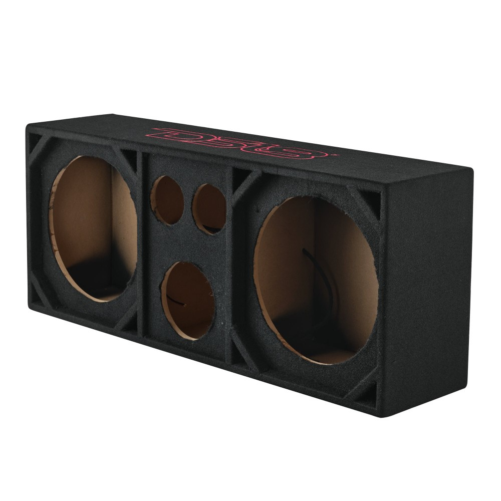 DS18 VOC12PRO, tyhjä 2x12-tuuman midbassokotelo