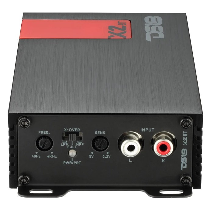 DS18 X2BT, kompakti kaksikanavainen vahvistin Bluetoothilla
