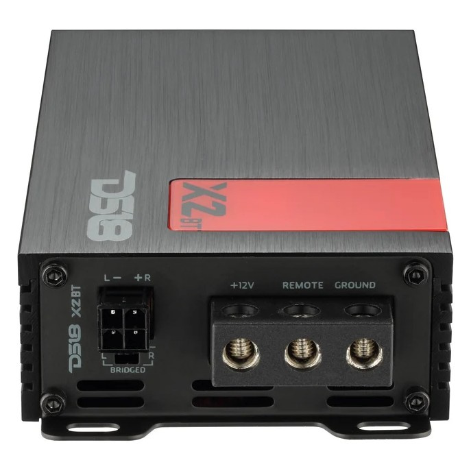 DS18 X2BT, kompakti kaksikanavainen vahvistin Bluetoothilla