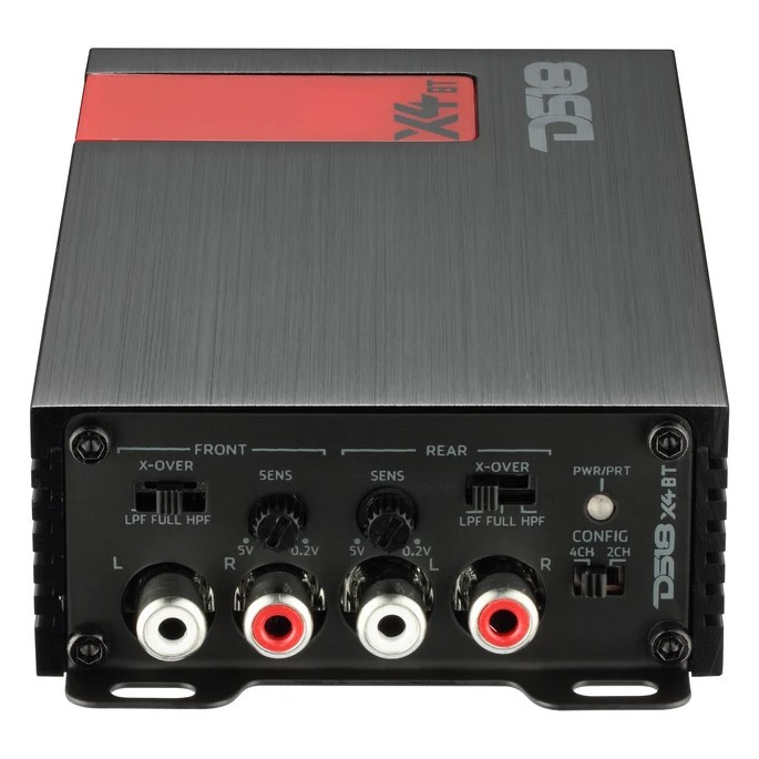 DS18 X4BT, kompakti 4-kanavainen vahvistin Bluetoothilla
