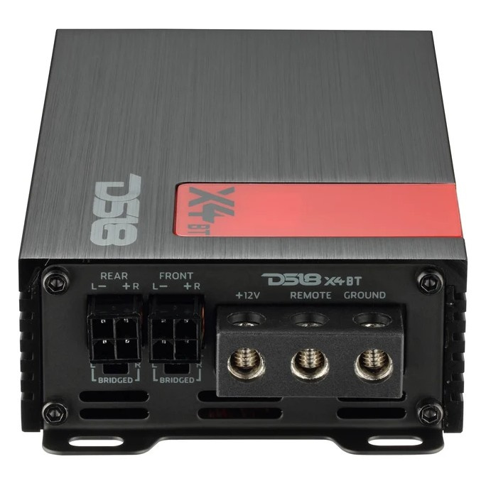 DS18 X4BT, kompakti 4-kanavainen vahvistin Bluetoothilla