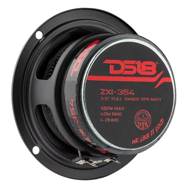 DS18 ZXI-354, 3,5 tuuman kokoäänialueinen kaiutin, pari