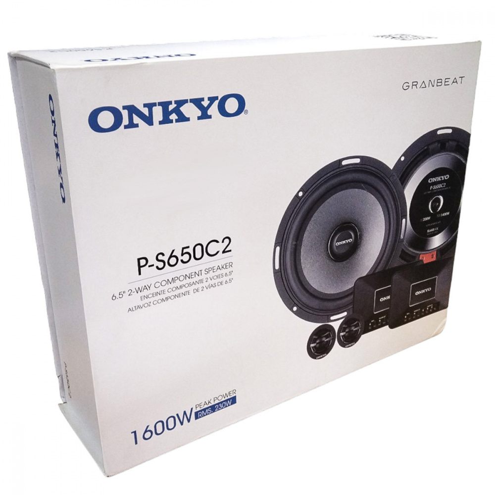 Onkyo P-S650C2, uskomaton 6.5 tuuman komponenttisarja