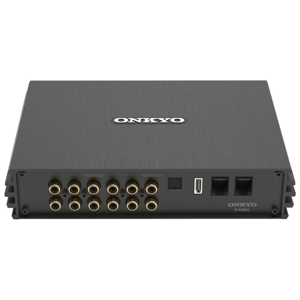 Onkyo R-MS66, 10-kanavainen DSP sisäänrakennetulla vahvistimella ja Bluetoothilla