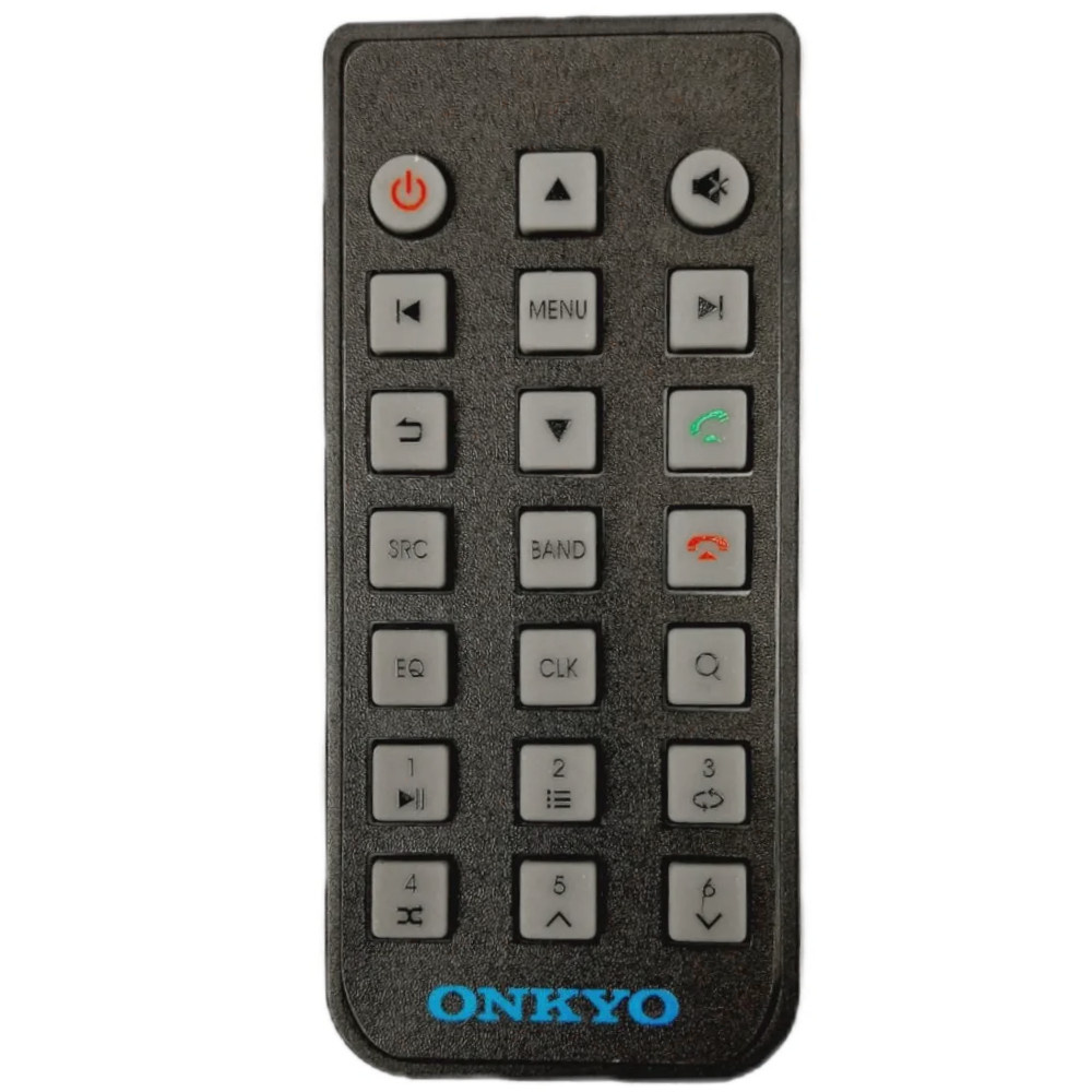 Onkyo X-QS726, Bluetooth-autostereo, jossa 3 paria matalatasoisia (4V) ja sisäänrakennettu DSP