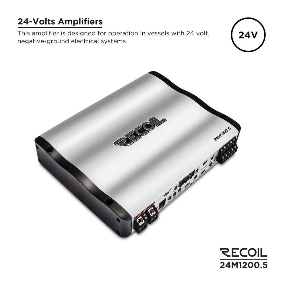 Recoil 24M1200.5, monikanavainen vahvistin kuorma-autoon