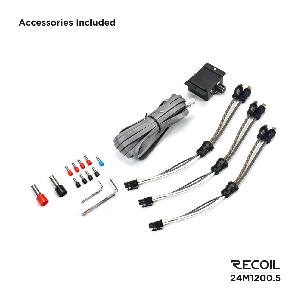 Recoil 24M1200.5, monikanavainen vahvistin kuorma-autoon