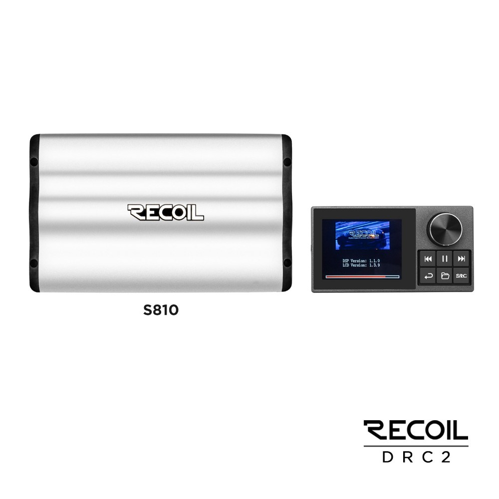 Recoil DRC2, digitaalinen DSP-kaukosäädin S810:lle & R46:lle